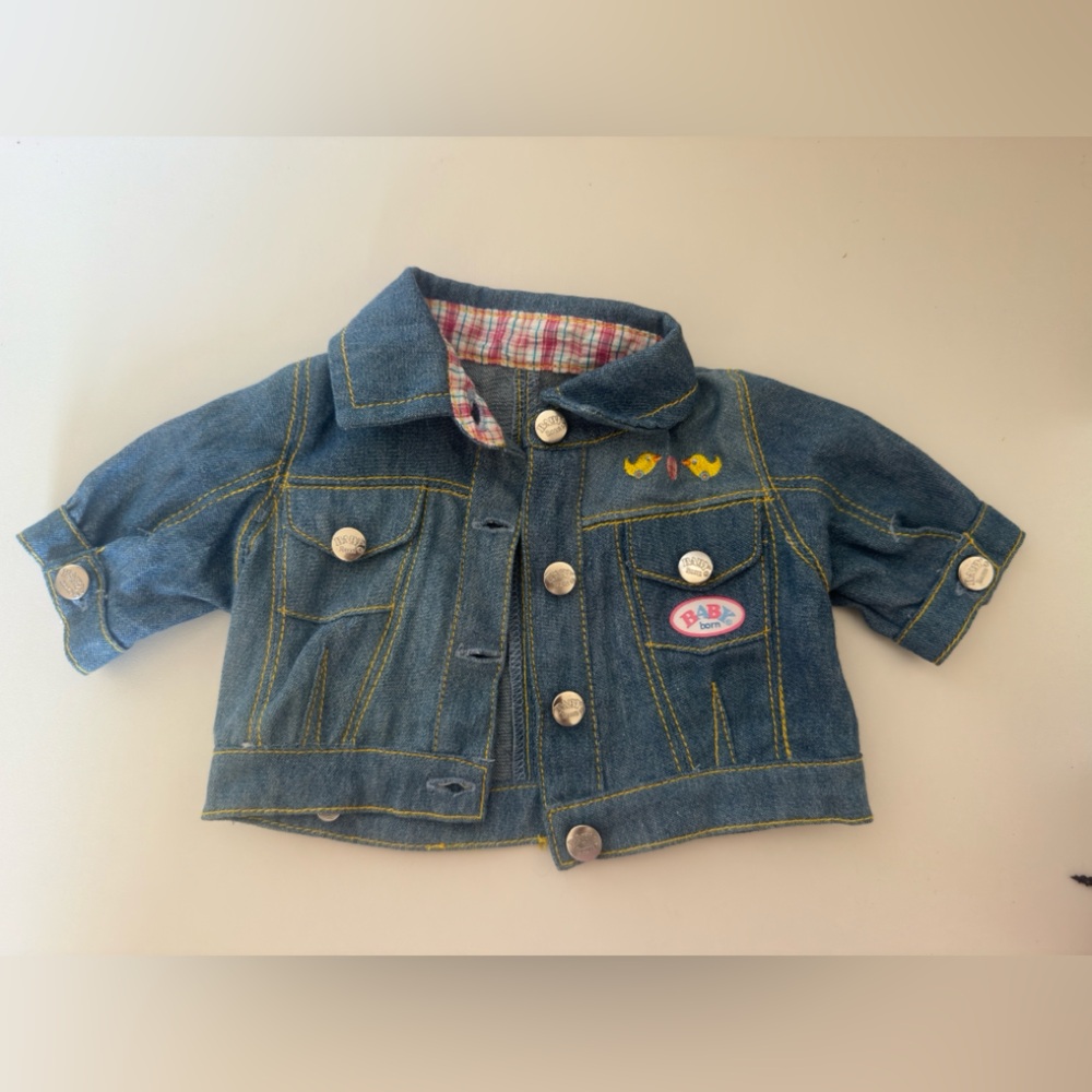 Zapf Baby born Jean jacket